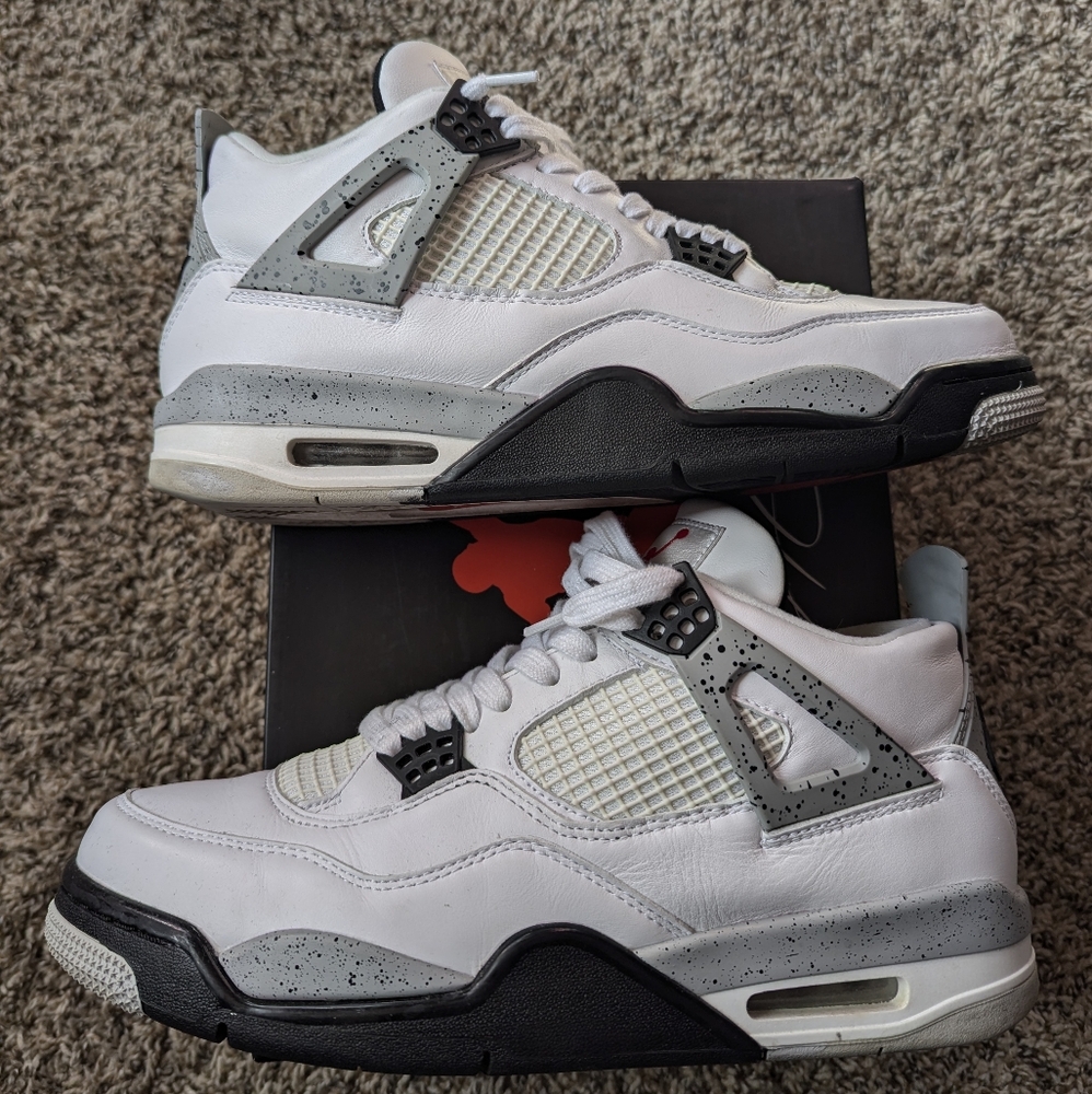 2016 Air Jordan 4 Retro OG"White Cement'